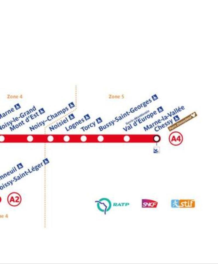 Location 3 Chambres Spacieuses Dans Appartment 2 Mn Rer Bussy Saint Georges Екстериор снимка